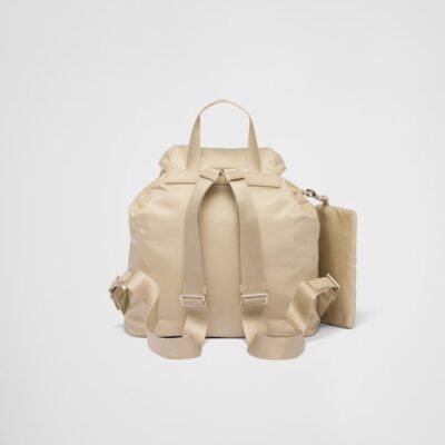 Prada Re-Nylon medium backpack - Desert Beige