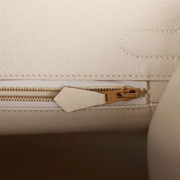 Hermès Birkin Sellier 30 Craie Epsom Gold Hardware