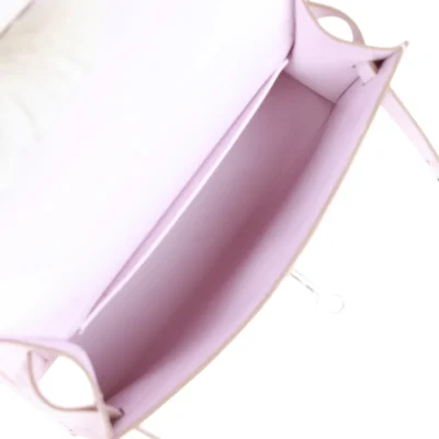 Hermès Kelly Sellier 20 Mauve Pale Epsom Palladium Hardware
