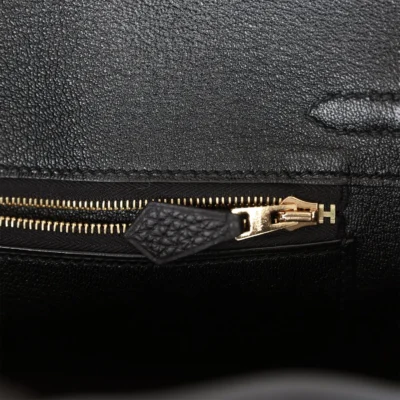 cff270cbe11c97cb3c6df4a55962e514 Hermès Birkin 25 Black Togo Gold Hardware