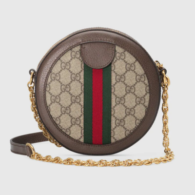 Ophidia mini GG round shoulder bag