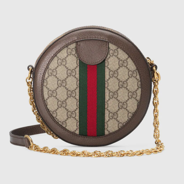 Ophidia mini GG round shoulder bag