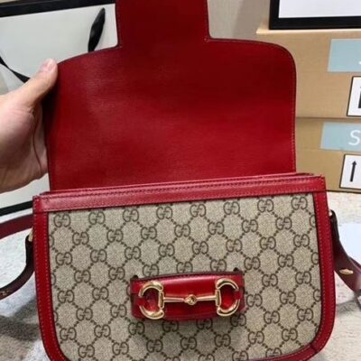 Gucci 1955 Horsebit Bag 602204 Red