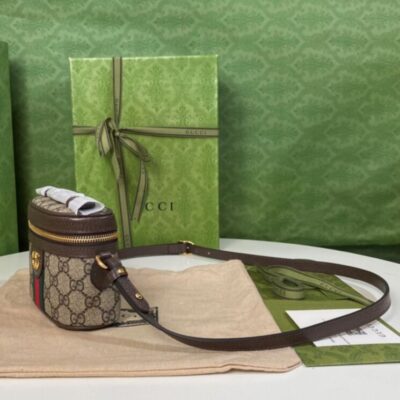 d048d5c07e9b3ce106dab7e7a028bf2d Gucci Ophidia GG Top Handle Mini Bag 699532 Dark Coffee