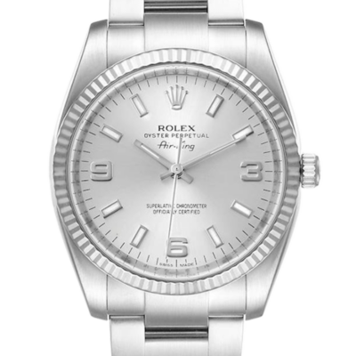 Rolex Air-king 114234SSO 36MM Silver Dial Silver-tone Case