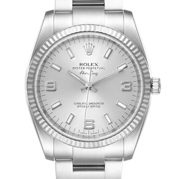 Rolex Air-king 114234SSO 36MM Silver Dial Silver-tone Case