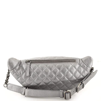 Chanel Banane Waist Bag Quilted Leather