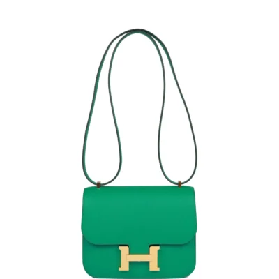 d0b87c90ca34e08ee9e7e6328b32935b Hermès Constance 18 Vert Jade Epsom Gold Hardware