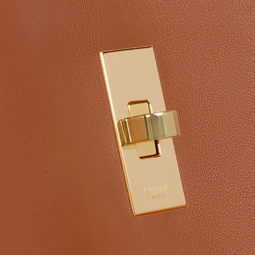 BUCKET 16 BAG IN SMOOTH CALFSKIN TAN