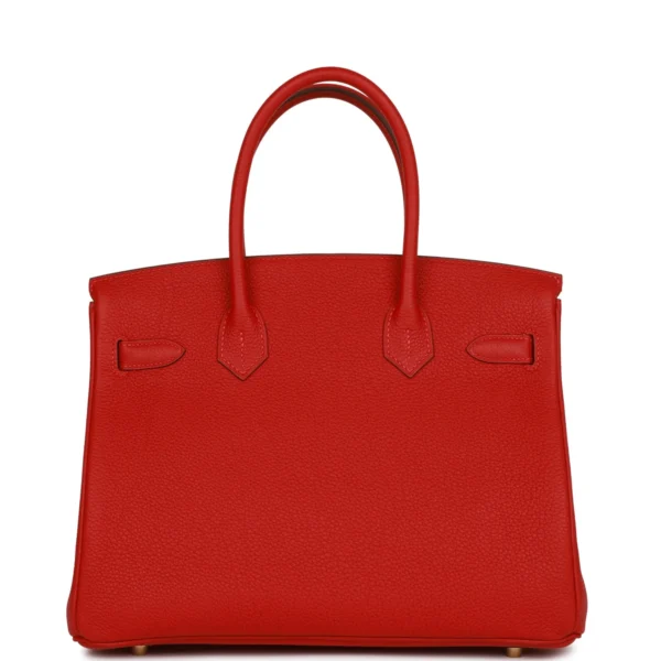Hermès Special Order (HSS) Birkin 30 Rouge Casaque Togo Gold Hardware