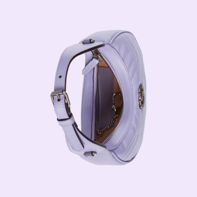 GG Marmont half-moon-shaped mini bag