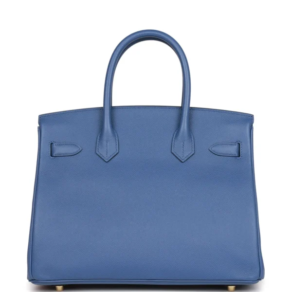 Hermès Birkin 30 Bleu Brighton Epsom Gold Hardware