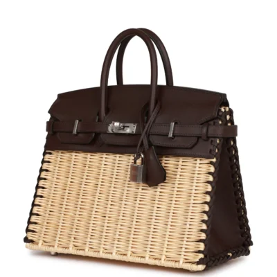 d311c63f7a26fc40a50a386bb8cd9404 Hermès Picnic Sellier Birkin 25 Rouge Sellier Swift Palladium Hardware