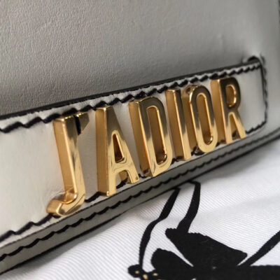Dior White JAdior Wallet On Chain Pouch