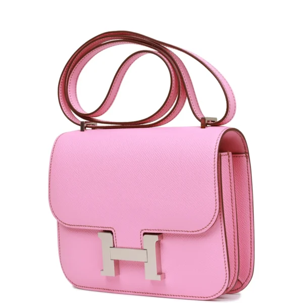 d43045090ad27fe885c05e681d811609 Hermès Constance 18 Bubblegum Epsom Palladium Hardware
