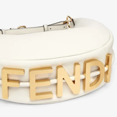d4975fae8b1d2f57089c2f2e5ebf60bd Fendi Fendigraphy Small in White Canvas