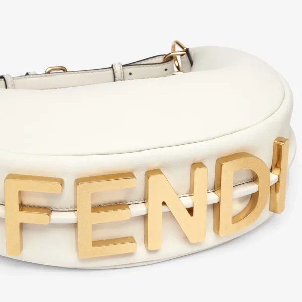 d4975fae8b1d2f57089c2f2e5ebf60bd Fendi Fendigraphy Small in White Canvas
