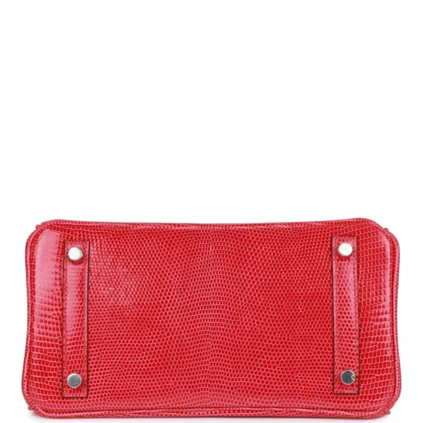 Hermès Birkin 25 Rose Extreme Lizard Palladium Hardware