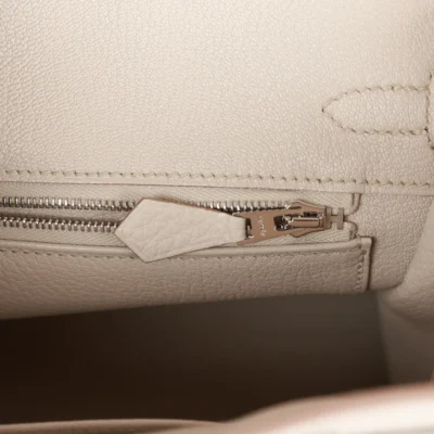 d51fe9280f17c756bce4e46a95749f7a Hermès Birkin 25 Beton Togo Palladium Hardware