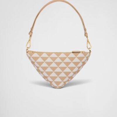 d52c438680859ba3f2d2ddd442cf96f8 Embroidered fabric mini-bag - Beige/Chalk White