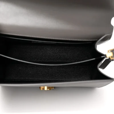 YSL Cassandra Medium Top Handle in Box YSL Leather and Suede