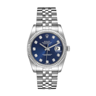Rolex Datejust 116234BLDJ 36MM Blue Dial Silver-tone Case