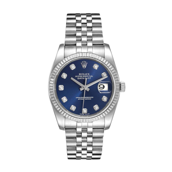 Rolex Datejust 116234BLDJ 36MM Blue Dial Silver-tone Case