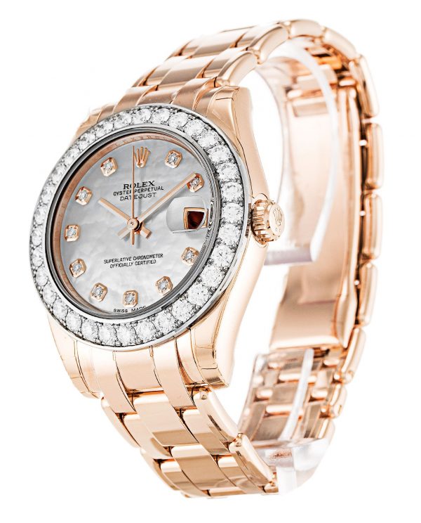 Luxurious Rolex Pearlmaster 81285 34mm Ladies Watch | Buy Online