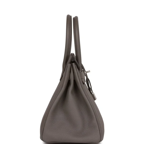 Hermès Birkin 30 Etain Togo Palladium Hardware