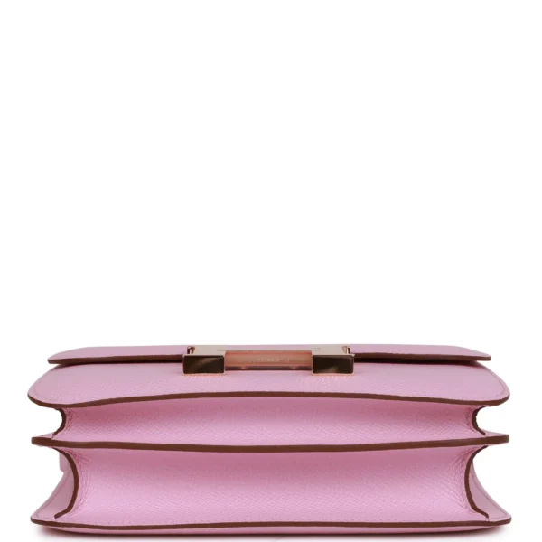 d5f7e63ec007adcd36ed1b7601f48309 Hermès Constance 18 Mauve Sylvestre Epsom Rose Gold Hardware