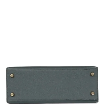 d6d5794d264f275ac5548d6c4ad45bf5 Hermès Kelly Sellier 25 Bleu Orage Epsom Gold Hardware