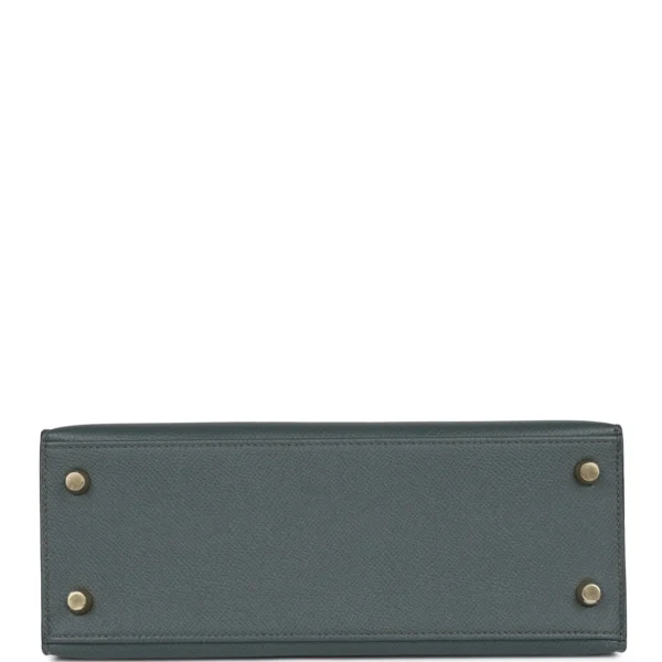 d6d5794d264f275ac5548d6c4ad45bf5 Hermès Kelly Sellier 25 Bleu Orage Epsom Gold Hardware