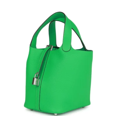 Hermès Picotin Lock 18 Vert Comics Clemence Palladium Hardware