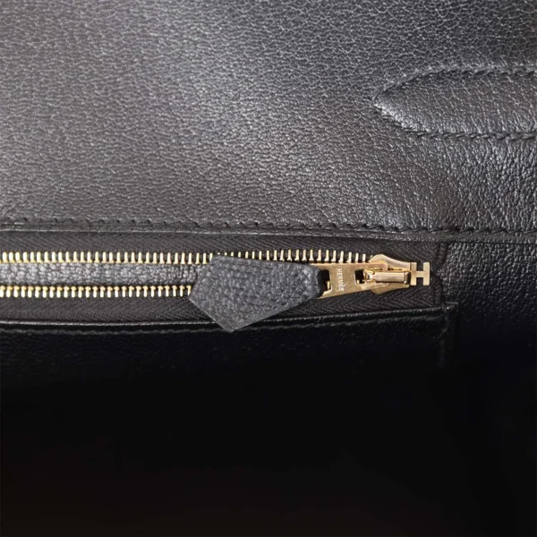 d7343714738fef33b0e549c1201efd0c Hermès Birkin 35 Black Epsom Gold Hardware