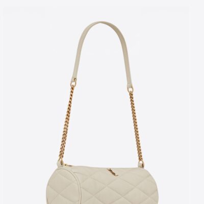 YSL Sade Small Tube Bag in Quilted Lambskin
