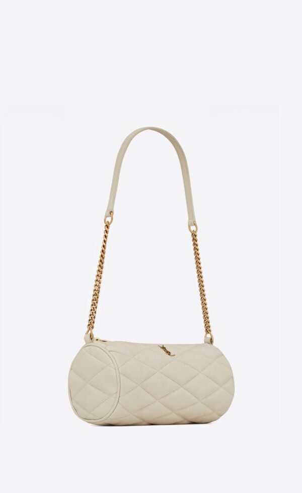 YSL Sade Small Tube Bag in Quilted Lambskin