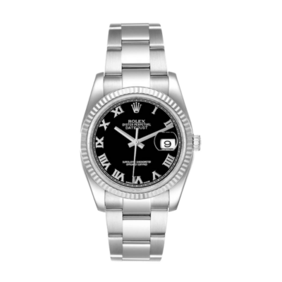 Rolex Datejust 116234BKRO 36MM Black Dial Silver-tone Case
