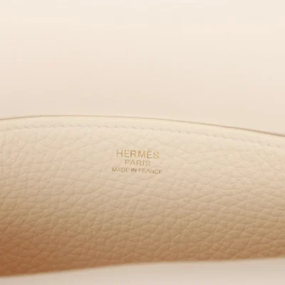 Hermès Halzan 25 Nata Clemence Gold Hardware