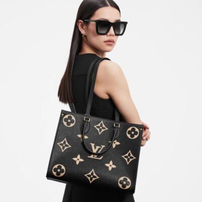 LOUIS VUITTON On the Go MM & Long Wallet 2 Piece Set Value Ref: M45495 + M80481