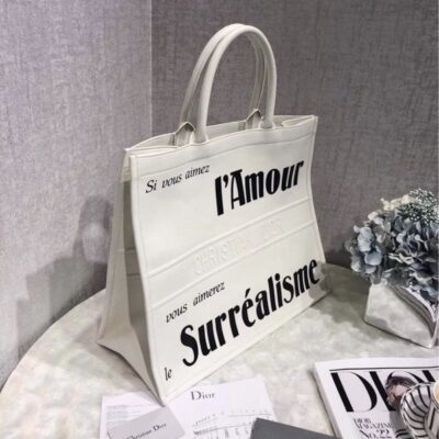 d9bb13c457a365a70417a6d9ba40966e Dior Book Tote Bag Surrealism Printed Calfskin