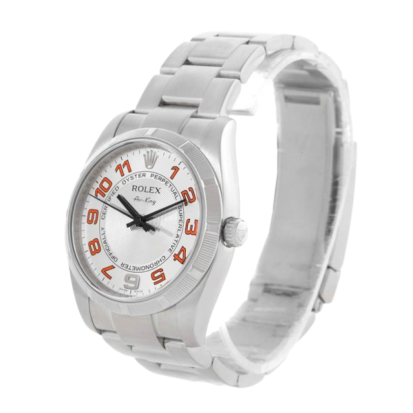 Rolex Air-king 114210SAO 36MM Silver Dial Silver-tone Case