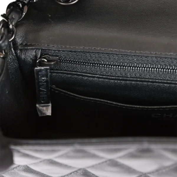 da498a1816ad38e1fe500ced73f3fe35 Chanel Mini Rectangular Flap Bag SO Black Lambskin Black Hardware for MR