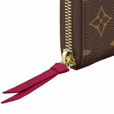 da90f03ce9e7f85e2ab9e39f217da13c Louis Vuitton Monogram Canvas Clemence Wallet M60742 Fuchsia