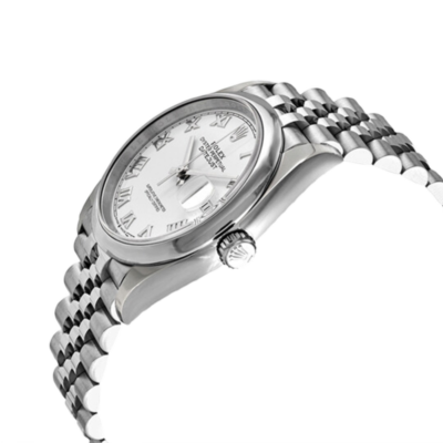 Rolex Datejust m126200-0007 36MM White Dial Silver-tone Case