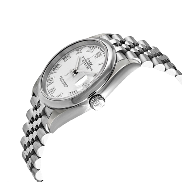 Rolex Datejust m126200-0007 36MM White Dial Silver-tone Case