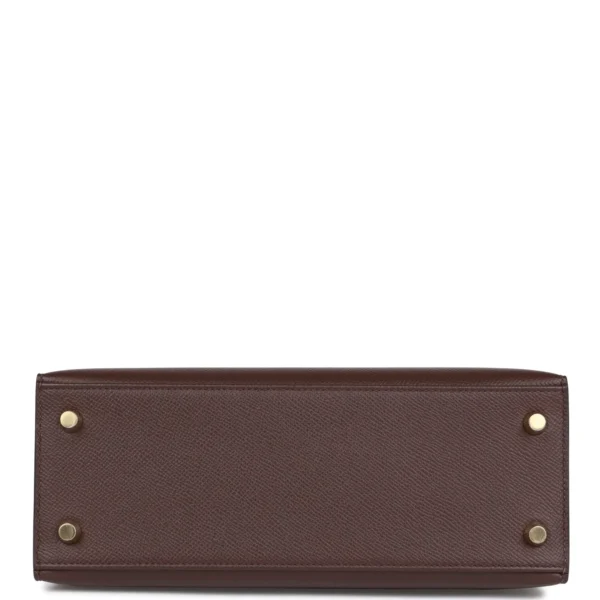 Hermès Kelly Sellier 25 Rouge Sellier Epsom Gold Hardware