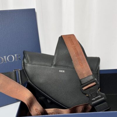 Dior Cactus Jack Dior Saddle Bag Black