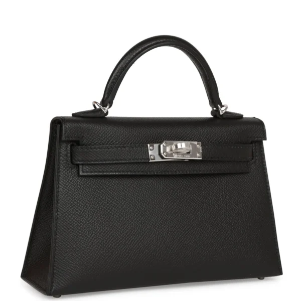 dc306ab01fdb94c5e0a81757b3c90fd7 Hermès Kelly Sellier 20 Black Epsom Palladium Hardware