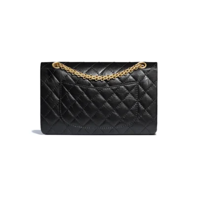dc6b145eadedb8290592645ce78c77a4 2.55 HANDBAG Aged Calfskin & Gold-Tone Metal Black