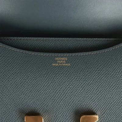 dcac7e379c5b622b613a004208fb3d9e Hermès Constance 18 Bleu Orage Epsom Gold Hardware